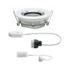 Spot Nova Plus 35W MAX GU5,3 / GU10 Blanc dépoli, Chrome D9,3 Paulmann 93663