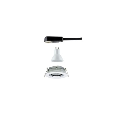 Spot Nova Plus 6W GU10 Blanc dépoli, Chrome D9,3 Paulmann 93673