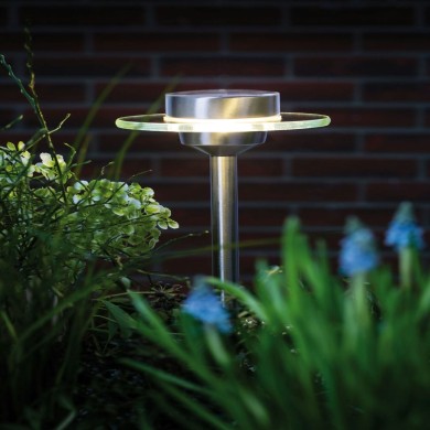 Projecteur Extérieur Solar Ufo 0,2W Acier inoxydable, Clair Paulmann 93764