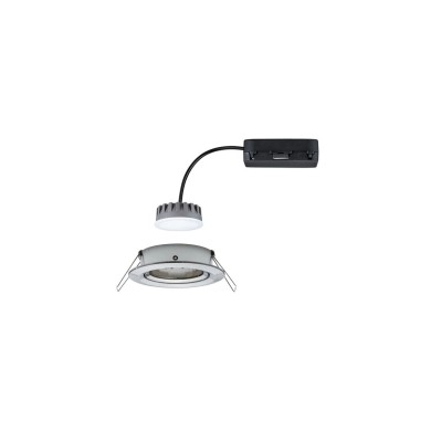 Spot Nova Plus 6W Coin Acier brossé 2700K Paulmann 93877