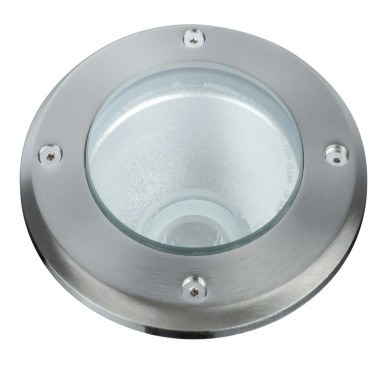 Spot Extérieur Plug 6W Argent Rond 3000K orientable Paulmann 93908