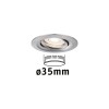 Spot Nova Mini 4W Coin Acier brossé Paulmann 94294