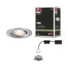Spot Nova Mini 4W Coin Acier brossé Paulmann 94294