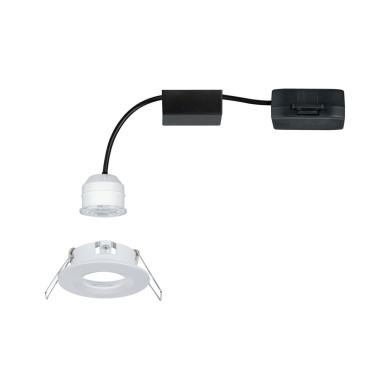 Spot Salle de Bain Nova Mini 4W Coin Blanc dépoli Paulmann 94298