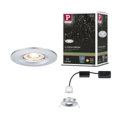 Spot Salle de Bain Nova Mini 4W Coin Chrome Paulmann 94302
