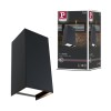 Applique Extérieur Flame 2x5,8W Anthracite Paulmann 94325