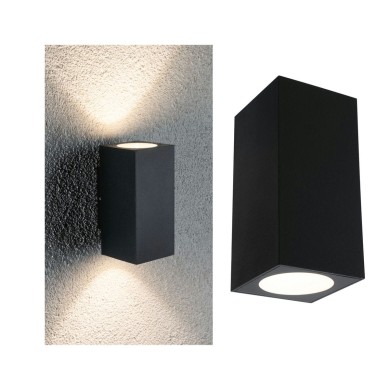 Applique Extérieur Flame 2x3,5W Anthracite Paulmann 94328