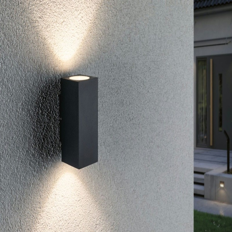 Applique Extérieur Flame 2x3,5W Anthracite PAU_94328 94328 Applique Extérieur Flame 2x3,5W Anthracite Paulmann 94328
