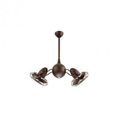 Ventilateur de plafond Acqua 93cm Bronze avec lampe led ATLAS FAN AQ-TB-MTL