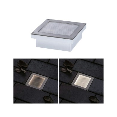 Spot Extérieur Brick 0,8W Alu, Gris Paulmann 94336