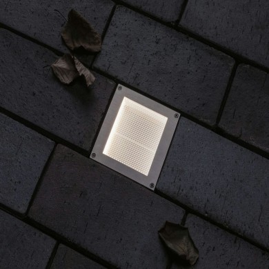 Spot Extérieur Brick 0,8W Alu, Gris Paulmann 94336
