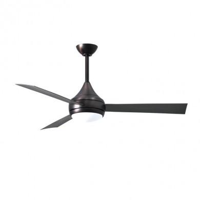 Ventilateur de Plafond avec lumière Donaire 132cm Bronze Argenté ATLAS FAN DA-BB-BS