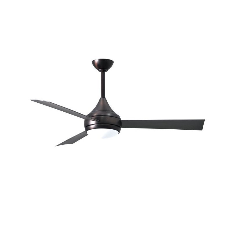 Ventilateur de Plafond avec lumière Donaire 132cm Bronze Argenté ATLAS FAN DA-BB-BS