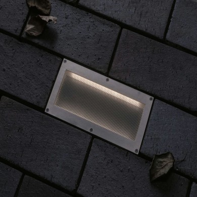 Spot Extérieur Brick 1,6W Alu, Gris Paulmann 94337
