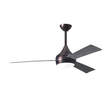 Ventilateur de Plafond avec lumière Donaire 132cm Bronze Gris ATLAS FAN DA-BB-BW