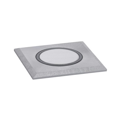 Spot Extérieur House 2W Acier inoxydable brossé Carré 3000K cercle Paulmann 94364