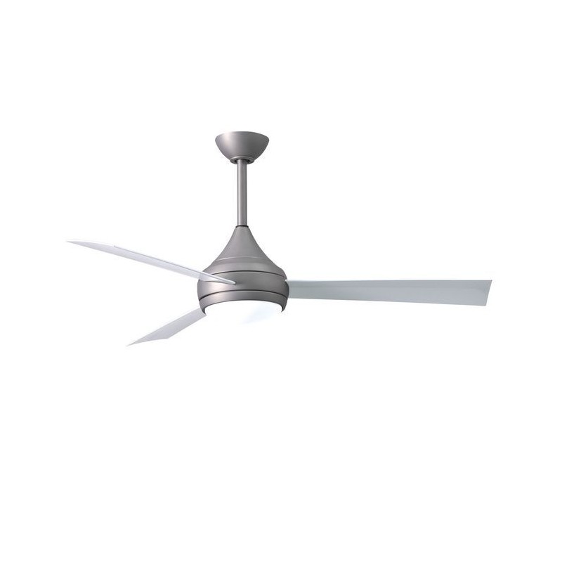 Ventilateur de Plafond Exterieur Donaire 132cm Inox Blanc ATLAS FAN DA-BS-WH