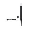 Borne Potelet Extérieur Flarea 3,1W Noir H4 Paulmann 94385