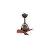 Ventilateur de plafond Diane 40cm Bronze Acajou ATLAS FAN DI-TB-WD