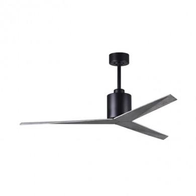 Ventilateur de Plafond Eliza 142cm Noir Bois Vieilli ATLAS FAN EK-BK-BW