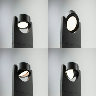 Borne Potelet Extérieur Swivea 8W Anthracite Paulmann 94407