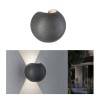 Applique Extérieur Concrea 2x5,5W Grès noir Paulmann 94499