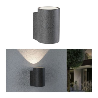 Applique Extérieur Concrea 6,8W Grès noir Paulmann 94500