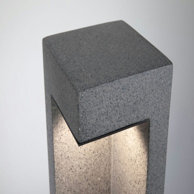 Borne Potelet Extérieur Concrea 6,8W Grès noir H45 Paulmann 94501