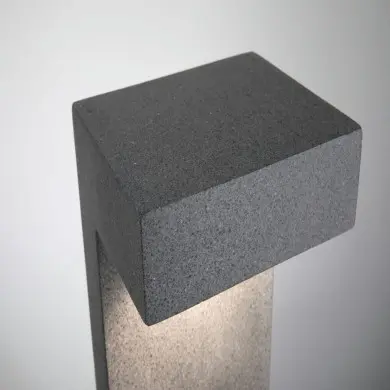Borne Potelet Extérieur Concrea 6,8W Grès noir H61,6 Paulmann 94502