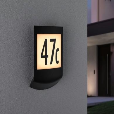 Applique Extérieur Padea 8,2W Anthracite 2200 - 3000K Paulmann 94509