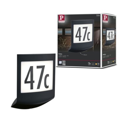 Applique Extérieur Padea 8,5W Anthracite Paulmann 94512