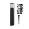 Borne Potelet Extérieur Padea 8,5W Anthracite 2200 - 3000K Paulmann 94515