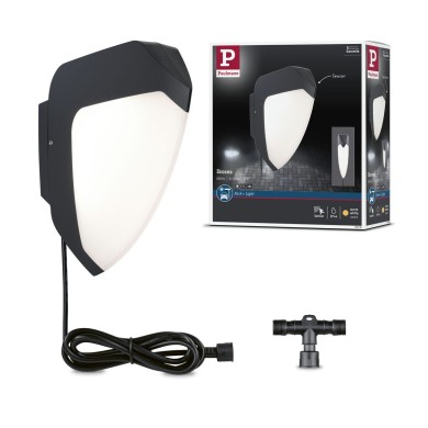 Applique Extérieur Park 5,6W Anthracite détecteur de mouvement crépusculaire Paulmann 94518