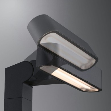 Borne Potelet Extérieur Plug 6W Anthracite P18,8 3000K Paulmann 94546