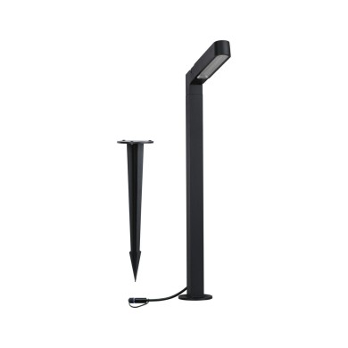 Borne Potelet Extérieur Plug 6W Anthracite P3,1 3000K Paulmann 94547