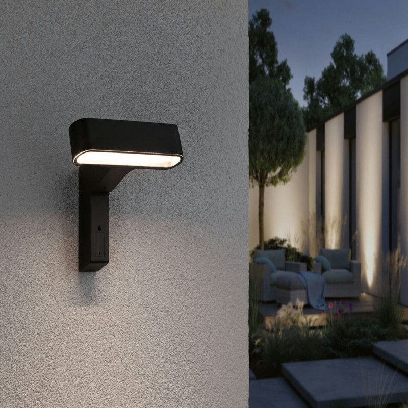 Applique Extérieur House Ito 6W Anthracite H16,4 PAU_94548 94548 Applique Extérieur House Ito 6W Anthracite H16,4 Paulmann 94548