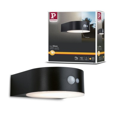 Applique Extérieur Solar Eileen 5,5W Noir 3000K Paulmann 94570