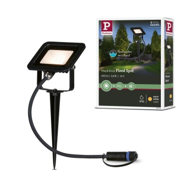 Projecteur Extérieur Plug 6,8W Noir Paulmann 94574