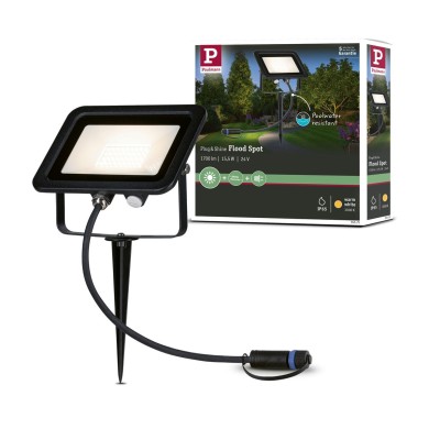 Projecteur Extérieur Plug 15,5W Noir Paulmann 94575