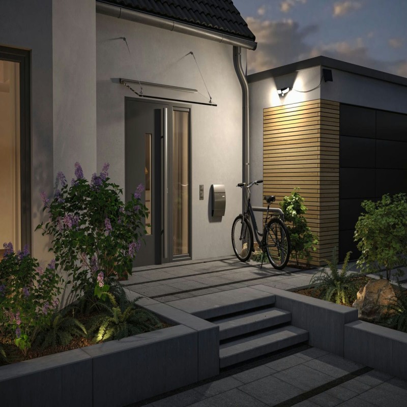 Lèche-mur Extérieur Solar Sonlig 2x9W Anthracite PAU_94610 94610 Lèche-mur Extérieur Solar Sonlig 2x9W Anthracite Paulmann 94610