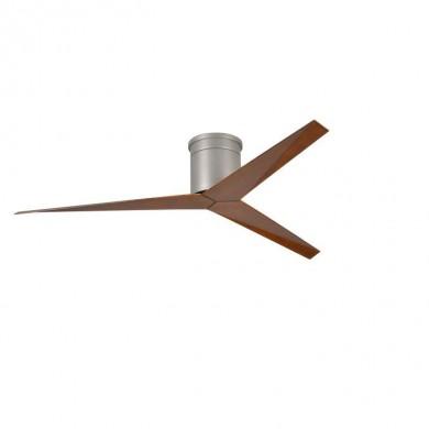 Ventilateur de plafond Eliza-H 142cm Nickel Noyer ATLAS FAN EKH-BN-WN