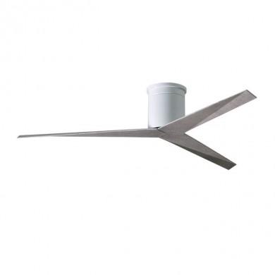 Ventilateur de plafond Eliza-H 142cm Blanc Bois vieilli ATLAS FAN EKH-WH-BW