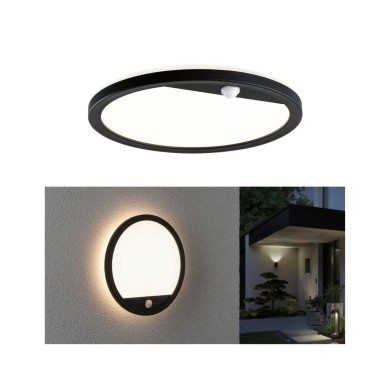 Plafonnier Extérieur Lamina 14,5W Noir H Paulmann 94664