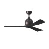 Ventilateur de Plafond Moderne Irene 132cm Bronze Noir ATLAS FAN IR3-TB-BK-52