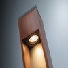 Borne Potelet Extérieur Trabia 3,5W GU10 Bois H4 Paulmann 94677
