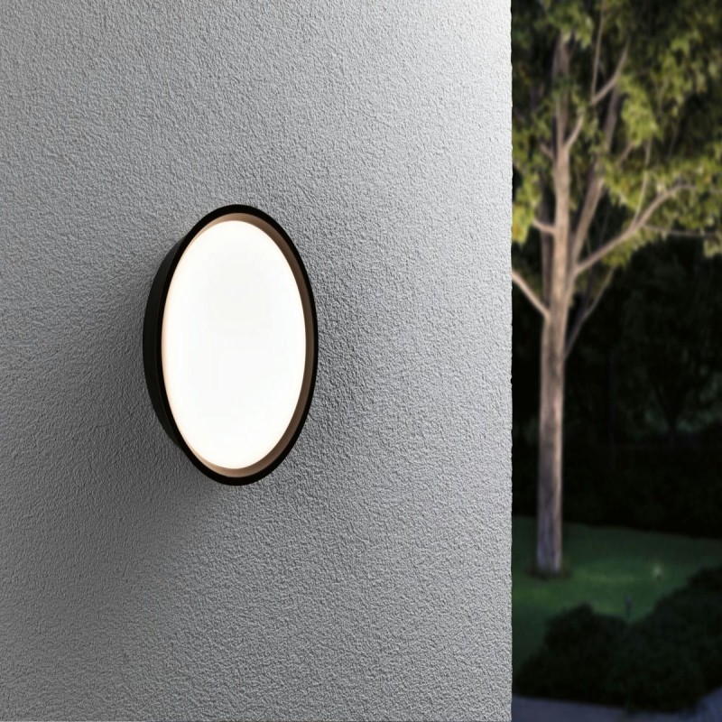 Applique Extérieur Platomo 14,5W Noir H6,3 PAU_94696 94696 Applique Extérieur Platomo 14,5W Noir H6,3 Paulmann 94696