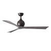 Ventilateur de plafond Irene-3 152cm Bronze Bois vieilli ATLAS FAN IR3-TB-BW-60