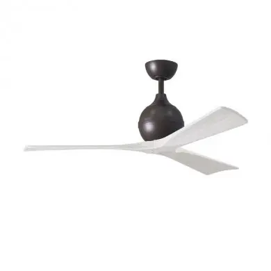 Ventilateur Plafond Design Irene 132cm Bronze Blanc MAT_IR3-TB-MWH-52 IR3-TB-MWH-52 Ventilateur Plafond Design Irene 132cm Bronze Blanc ATLAS FAN IR3-TB-MWH-52