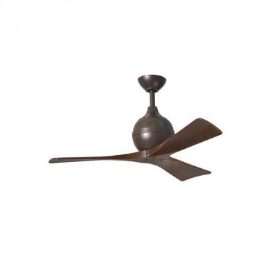 Plafonnier Ventilateur Irene-3 106cm Bronze Noyer ATLAS FAN IR3-TB-WA-42