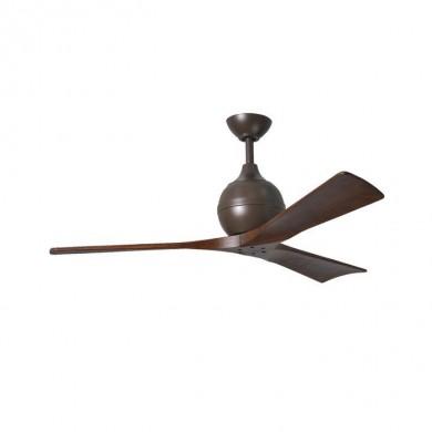 Ventilateur de plafond Irene-3 132cm Bronze Noyer ATLAS FAN IR3-TB-WA-52